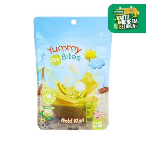 Foto Produk Yummy Bites Yogurt Melt 20gr - Gold Kiwi dari Bella Shop Jkt