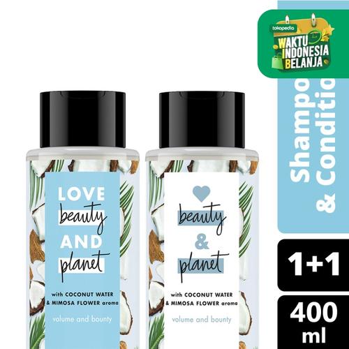 Foto Produk Love Beauty and Planet Coconut Water Shampoo Conditioner 400Ml dari Unilever Official Store