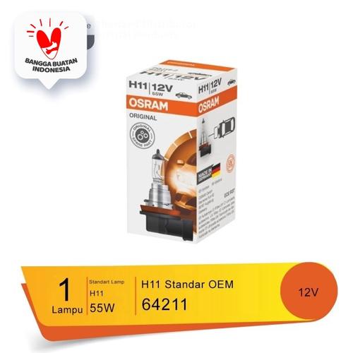 Foto Produk Osram Lampu Mobil H11 12 V 55W Standard 64211 Original-Made In Germany dari Osram Automotive