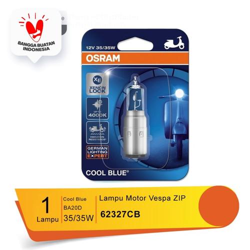 Foto Produk Osram Lampu Motor Vespa ZIP - 62327CB BA20D - Cool Blue dari Osram Automotive