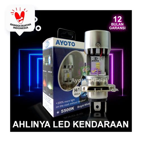 Foto Produk Lampu LED Utama Motor Mobil AYOTO M4A H4 AC DC PNP 30 Watt dari Ayoto Official