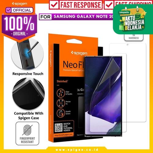 Foto Produk Screen Protector Samsung Galaxy Note 20 / Ultra Spigen Neo Flex HD - Note 20 dari Spigen Official