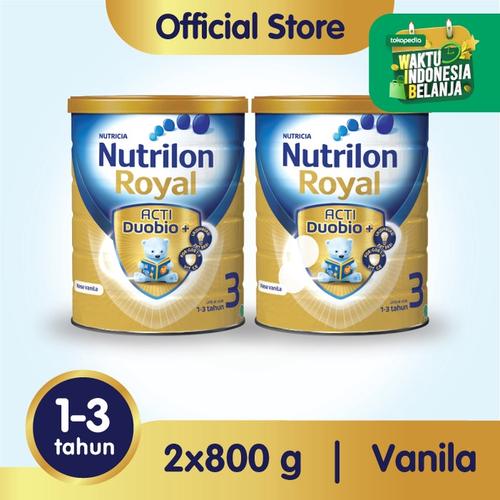 Foto Produk Paket 2 - Nutrilon Royal 3 Susu Pertumbuhan 1-3 Thn Vanila 800gr dari Nutrilon Shop