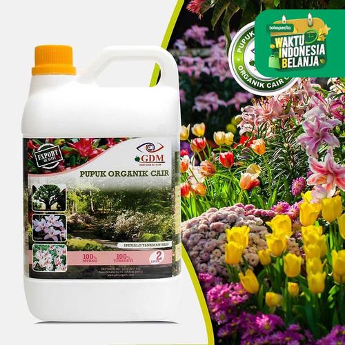 Foto Produk GDM Pupuk Organik Cair untuk Tanaman Hias (kemasan 2 Liter) dari GDM Official Store