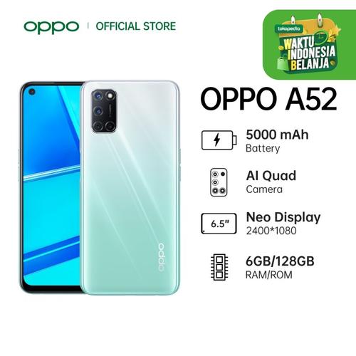 Foto Produk OPPO A52 Smartphone Special Online Edition 6GB/128GB (Garansi Resmi) - Putih dari OPPO OFFICIAL STORE
