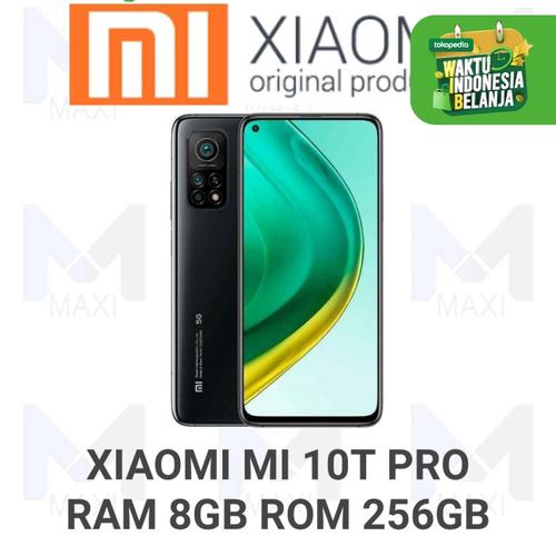 Foto Produk Xiaomi Mi 10t Pro 5G 8/256 Ram 8GB Rom 256GB Garansi Resmi - COSMIC BLACK dari Maxi phone cell