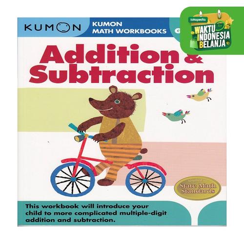 Foto Produk Buku Anak - Kumon - Grade 3 Addition & Subtraction dari Kumon Publishing INA
