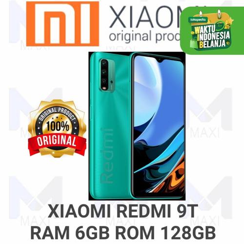 Foto Produk Xiaomi Redmi 9T 6/128 Ram 6GB Rom 128GB Garansi Resmi - GREEN dari Maxi phone cell