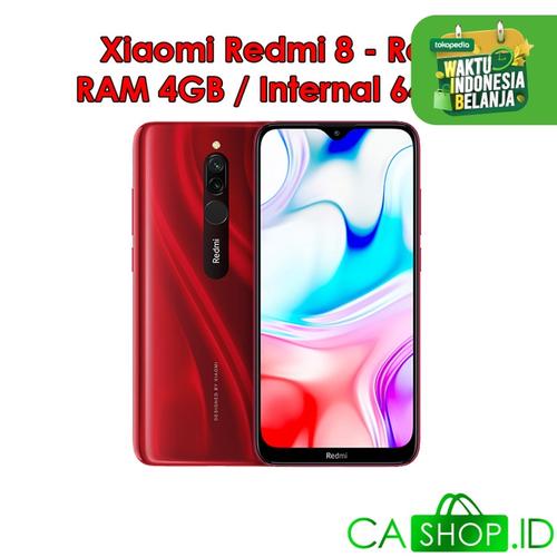 Foto Produk Xiaomi Redmi 8 - 4GB 64GB (4/64) - New Baru Original Garansi Resmi - Merah dari CA Shop