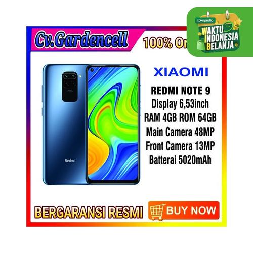 Foto Produk XIAOMI REDMI NOTE 9 RAM 4/64GB GARANSI RESMI - Forest Green dari Garden Cell Official