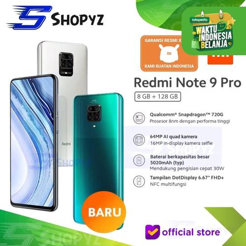 Foto Produk XIAOMI REDMI NOTE 9 PRO NFC - 8GB 128GB 8/128 -SNAPDRAGON 720G - RESMI - IntrstellarGrey dari Shopyz ID