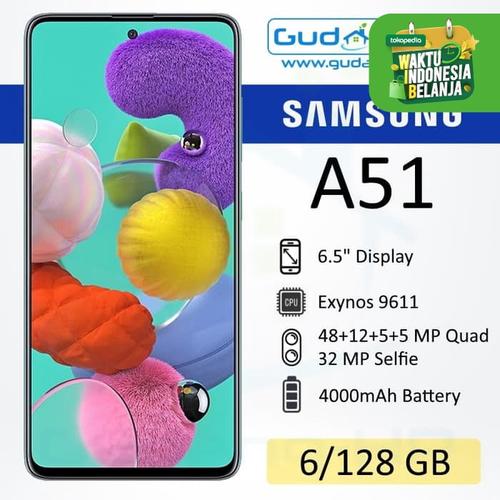 Foto Produk Samsung Galaxy A51 6/128 GB Garansi Resmi SEIN - Hitam dari Gudang-HP