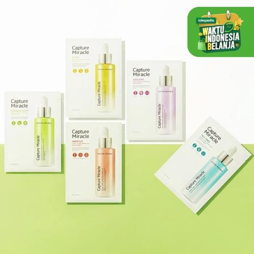 Foto Produk Nature Republic Bundling Capture Miracle Mask Sheet 5 Pcs dari NATURE REPUBLIC OFFICIAL