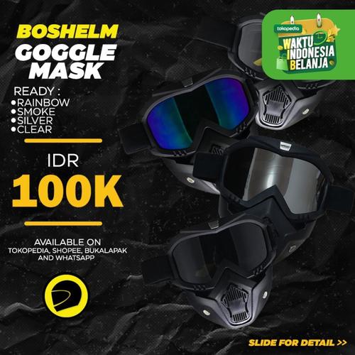 Foto Produk Google Mask Bandit - Kaca Rainbow dari BOSHELM