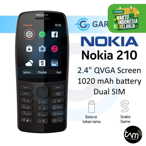 Foto Produk Nokia 210 Garansi Resmi Nokia (TAM) - Hitam dari Garasi.ku