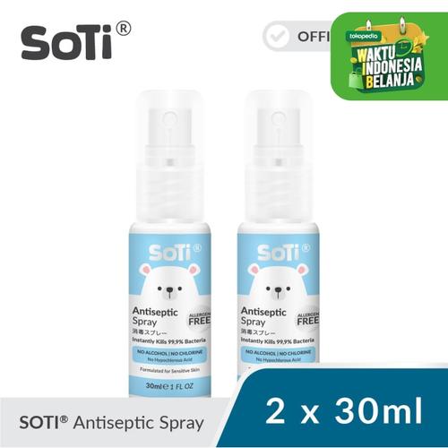 Foto Produk SOTI® Antiseptic Spray MINI Duo Protect 30ml 2pcs dari Soti Baby