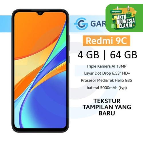 Foto Produk Xiaomi Redmi 9C 4/64 GB 4GB 64GB Garansi Resmi Xiaomi Indonesia - Abu-abu dari Garasi.ku