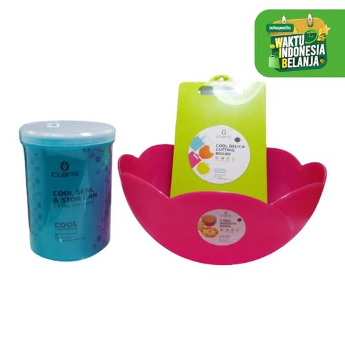 Foto Produk Claris Paket Perlengkapan Adonan Kue/ Wadah saji Mix color dari Enportu Home Living