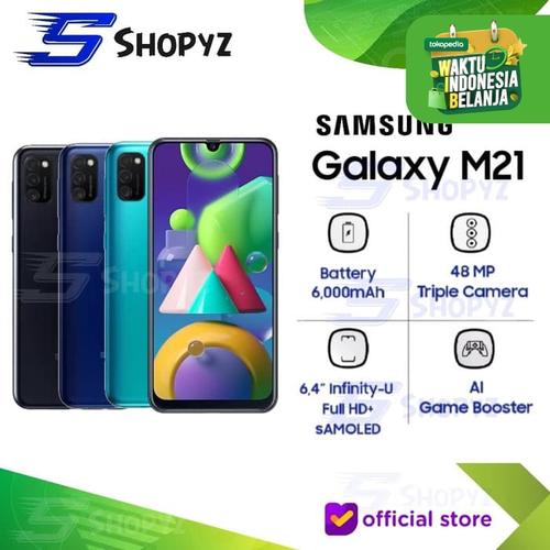 Foto Produk SAMSUNG GALAXY M21 - 6000mAh Battery 4GB 64GB 4/64 Garansi Resmi SEIN - Hitam dari Shopyz ID
