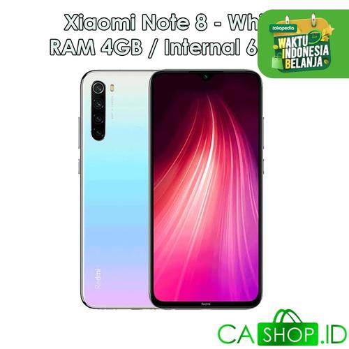 Foto Produk Xiaomi Redmi Note 8 64GB (4/64) - New Baru Original Garansi Resmi - White dari CA Shop