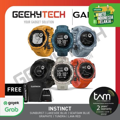 Foto Produk Garmin Instinct - Garansi TAM 2 Tahun - Graphite dari GeekyTech