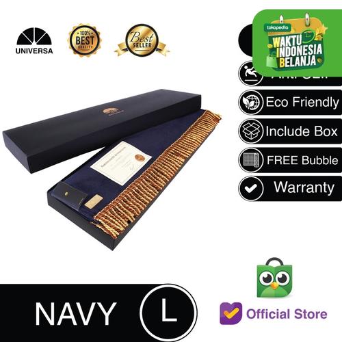 Foto Produk Sajadah Dewasa NAVY (L) - Sajadah Polos Bulu Kulit Rumbai UNIVERSA dari UNIVERSA Sajadah