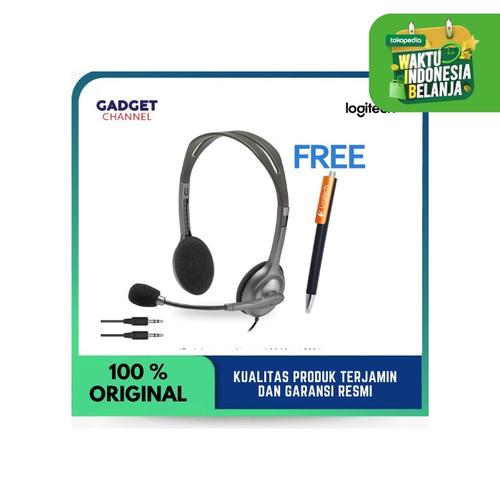 Foto Produk Headset Logitech H110 - Original 100% - Garansi Resmi 2 Tahun dari Gadget Channel