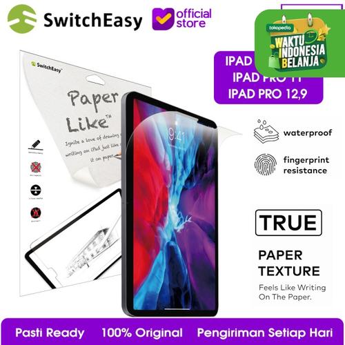 Foto Produk Anti Gores Paperlike iPad Pro 11 & 12.9 (2020 / 2018) SwitchEasy - iPad Pro 12.9 dari SwitchEasy Official