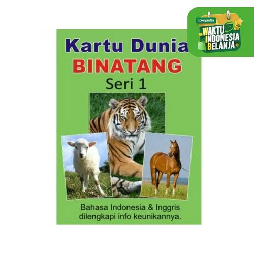 Foto Produk Flashcard / Flash Card / Kartu Pintar Hewan Seri 1 dari TweedyToys