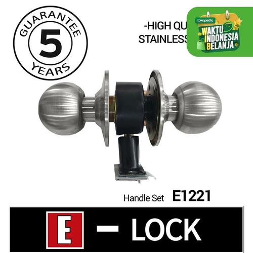 Foto Produk Kunci Bulat Kamar Mandi Elock Stainless Steel E1221 dari EuropeEnchanting