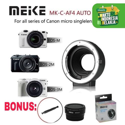 Foto Produk Meike Auto Focus AF Canon EF EF-S Mount Lens to EOS M EF-M Adapter dari zona camera