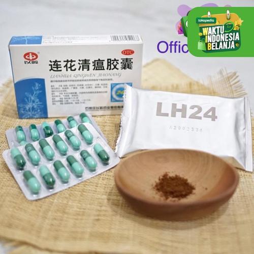 Foto Produk Lian hua qing wen jiao nang 24 capsuls Lianhua qingwen capsules obat dari MIXIO Official Store