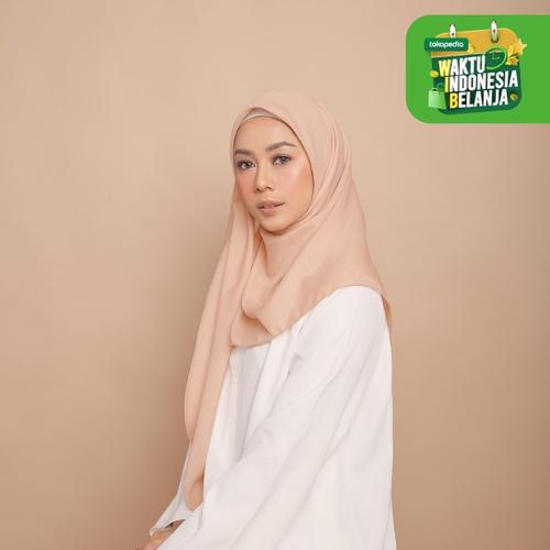 Foto Produk Hijab Wanita Sahara Scarf Voal Diario - Peach Perfait dari diario