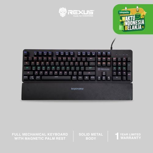 Foto Produk Rexus Keyboard Gaming Mechanical Legionare MX3.2 - Blue Switch dari Rexus Official Store