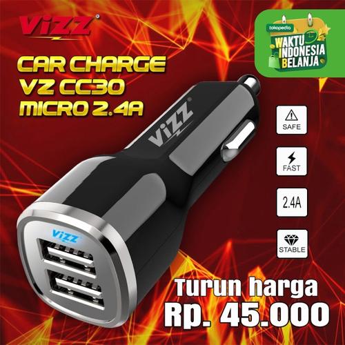 Foto Produk CAR CHARGER VIZZ VZ-CC30 Fast Charge 2.4A dari Vizz Official Store