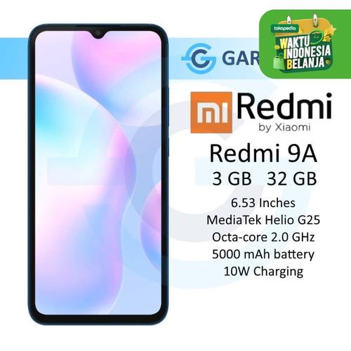 Foto Produk Xiaomi Redmi 9A 3/32 GB 3GB 32GB Garansi Resmi Xiaomi Indonesia - Abu-abu dari Garasi.ku