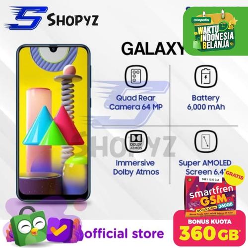 Foto Produk SAMSUNG GALAXY M31 - 6000mAh Battery - 6GB 128GB 6/128 - Garansi Resmi - Merah dari Shopyz ID