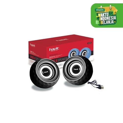 Foto Produk HAVIT Speaker HV-SK486 USB 2.0 Mini speaker - Hitam dari HAVIT OFFICIAL STORE
