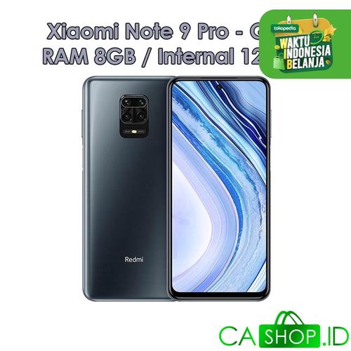 Foto Produk Xiaomi Redmi Note 9 Pro - 8GB 128GB (8/128) New Original Garansi Resmi - Grey - Abu2 dari CA Shop