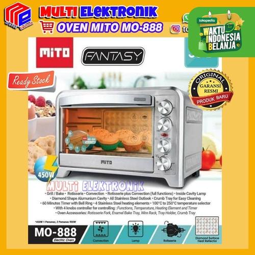Foto Produk MITO OVEN LISTRIK FANTASY MITO MO-888 KAPASITAS 33 LITER MO 888 RESMI dari Multi Electronic