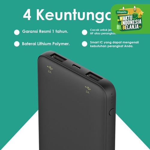 Foto Produk Onix Powerbank Boston -Real 10000mAh Dual Output USB & Micro Input USB dari Onix Gadget Official