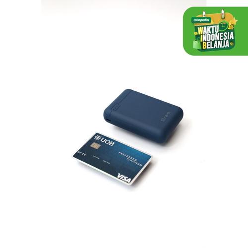 Foto Produk Strom Lille Smallest Power Bank 10000 mAh Dual Charging Real Capacity - Biru dari Strom Indonesia