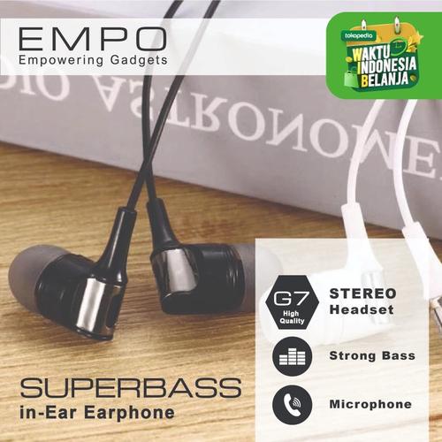 Foto Produk Empo G7 Stereo Superbass Earphone dari EMPO