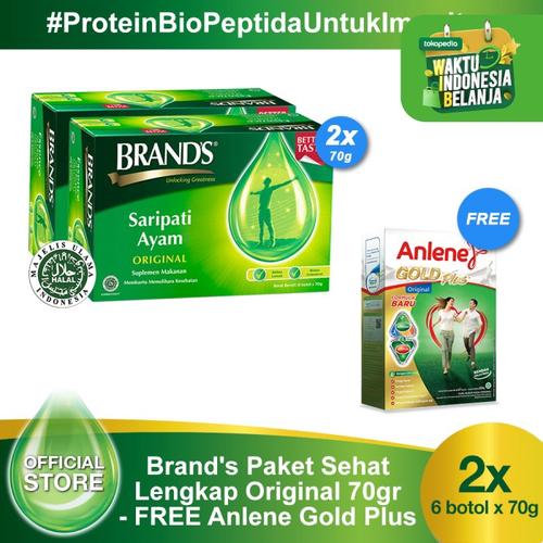 Foto Produk Brand's Paket Sehat Lengkap - Original 70 gr Free Anlene Gold Plus dari Brand's Official
