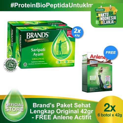 Foto Produk Brand's Paket Sehat Lengkap - Original 42 gr Free Anlene Actifit dari Brand's Official