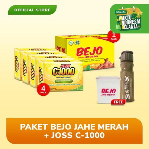 Foto Produk Paket Bejo Jahe Merah + Joss C1000 FREE Tumblr + Lunch Box dari Bintang Toedjoe Official