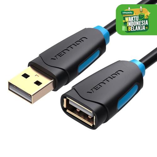 Foto Produk Vention CBC 3M - Kabel Perpanjangan USB 2.0 Gold Plated M to F dari Vention Indonesia