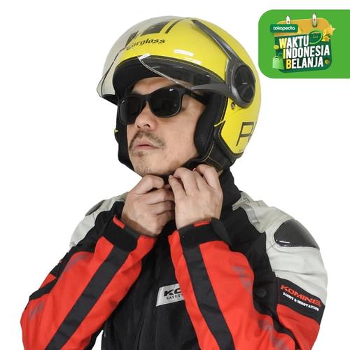 Foto Produk Cargloss YR HC Protect Helm Half Face - Yellow bisa pakai kacamata - M dari Helm Cargloss