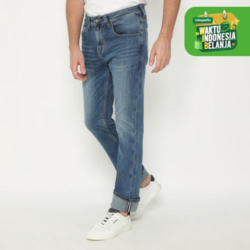 Foto Produk Papperdine 212 FW20 M.Indigo Celana Panjang Jeans Pria Selvedge - 30 dari Papperdine Jeans