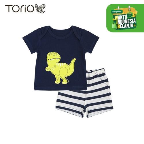 Foto Produk Baju Bayi Laki-Laki Torio My First Dino Casual Set - 3-6 bulan dari Torio